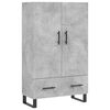 vidaXL H&aacute;r Sk&aacute;pur Steypugr&aacute;r 69,5x31x115 cm Samsettur Vi&eth;ur