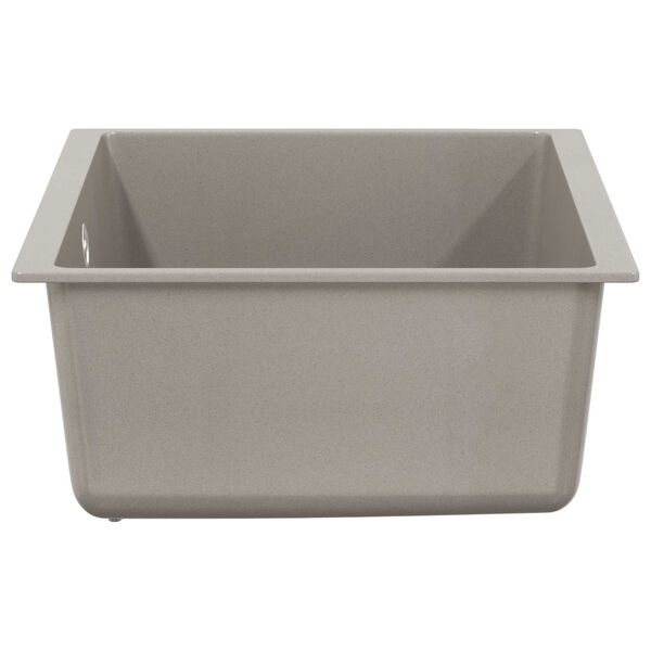 vidaXL Sk&aacute;l Gr&aacute;r 530 x 460 mm 80% Kvars og 20% Har&eth;v&ouml;rur