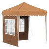 vidaXL Pop-up part&yacute; tjald Drapplita&eth;ur 195 x 195 x 245 cm Oxford efni