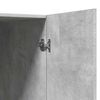 vidaXL Þvottavélaskápur Steypugrár 70,5x71,5x91,5 cm