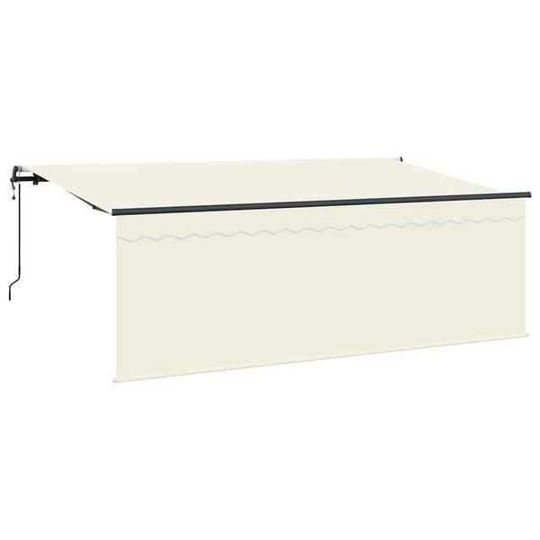 vidaXL H&aelig;gt a&eth; draga saman skyggni Rj&oacute;malitur 350 x 200 cm