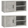 vidaXL Sj&oacute;nvarpssk&aacute;par 2 stk. Steypugr&aacute;ir 80x31,5x36cm Samsettur Vi&eth;ur