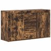 vidaXL Vi&eth;beinteyfla Rau&eth;-eik 120 x 36 x 69 cm Samsettur vi&eth;ur
