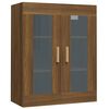 vidaXL Hangandi Veggsk&aacute;pur Br&uacute;nn Eikarlitur 69,5x34x90 cm