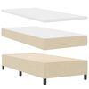 vidaXL LED Box Spring R&uacute;m me&eth; d&yacute;nu Rj&oacute;malitur 100 x 200 cm d&uacute;kur