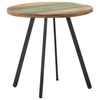 vidaXL Bor&eth;stofubor&eth; 80 cm Gegnheill Endurunninn Vi&eth;ur