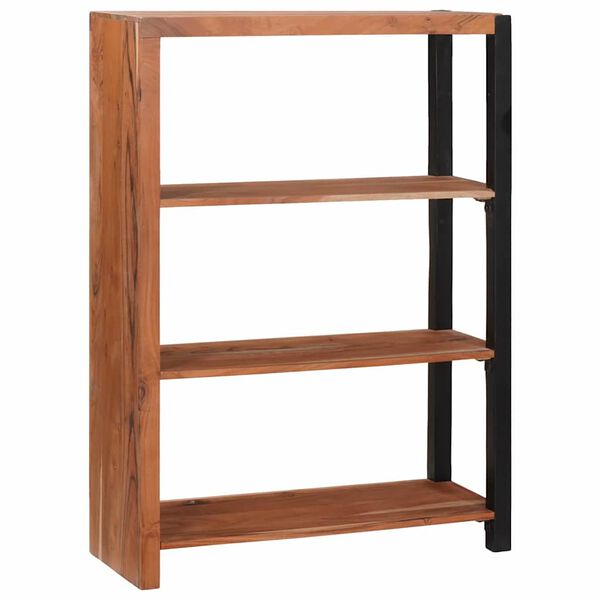 vidaXL Hilla Brúnn 80 x 30 x 110 cm Gegnheill akasíuviður