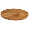 vidaXL Bor&eth;plata &Oslash; 40x2,5 cm Hringlaga Gegnheill Mang&oacute;vi&eth;ur