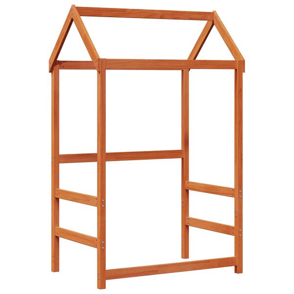 vidaXL Dagar&uacute;m Set VaxBr&uacute;nn 90 x 200 cm Mass&iacute;ft furuvi&eth;