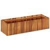 45918 vidaXL Upph&aelig;kka&eth; Gr&oacute;&eth;urker 100x30x25 cm Gegnheill Akas&iacute;uvi&eth;ur