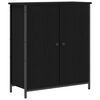 vidaXL Vi&eth;beinteyfla Svartur Eik 70 x 30 x 80 cm Samsettur vi&eth;ur