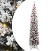 vidaXL Gervi j&oacute;latr&eacute; me&eth; 300 LED Gr&aelig;nn 210 cm PVC, st&aacute;l og plast