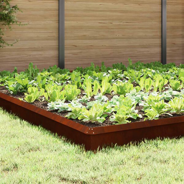 vidaXL Sniglagir&eth;ingar 20 pcs Rusty Ve&eth;ra&eth; st&aacute;l