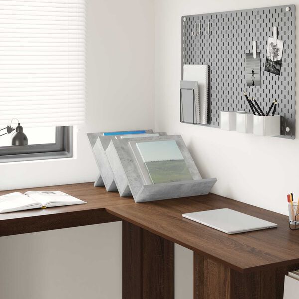 vidaXL T&iacute;marit Hillur me&eth; hillu Steinsteypa gr&aacute; 53 x 40 x 28.5 cm