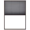 vidaXL Pl&iacute;sera&eth;ur Skord&yacute;raskermur fyrir Glugga &Aacute;l Br&uacute;nn 60x80 cm