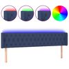 vidaXL LED H&ouml;f&eth;agafl Bl&aacute;tt 203x16x78/88 cm Efni