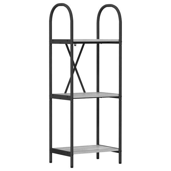 vidaXL Hilla Gr&aacute;r Sonoma 40 x 30 x 109 cm Samsettur vi&eth;ur