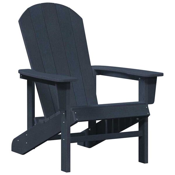 vidaXL Adirondack st&oacute;ll D&ouml;kkbl&aacute;r 82 x 74 x 92 cm HDPE