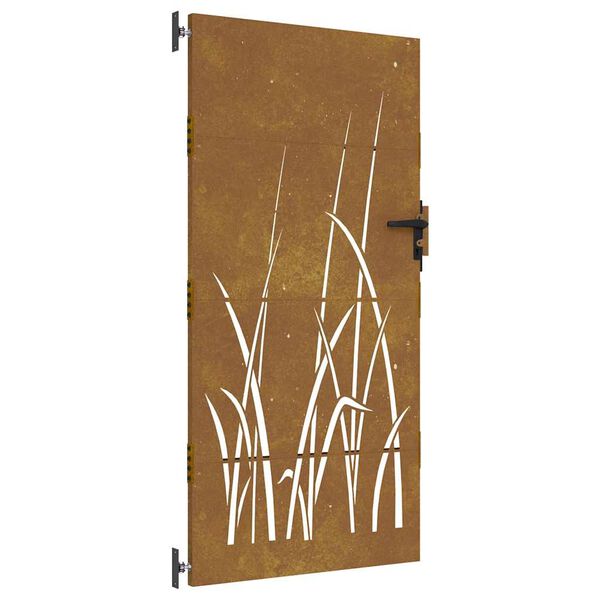 vidaXL Gar&eth;hli&eth; 85x175 cm Corten St&aacute;l Grash&ouml;nnun