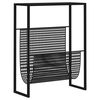 vidaXL T&iacute;maritagrind Sv&ouml;rt 35x15x45 cm St&aacute;l