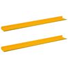 vidaXL Flj&oacute;tandi skrifbor&eth; 2 pcs Gulvara gulan 80 x 9 x 2,5 cm St&aacute;l