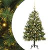 vidaXL Gervi g&aacute;mur j&oacute;latr&eacute; me&eth; hnetum Gr&aelig;nn 150 cm PVC, PE og m&aacute;lmur