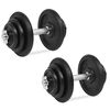 vidaXL 18 Hluta Handl&oacute;&eth;asett 40 kg Steypuj&aacute;rn
