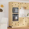 vidaXL Cabinet SKI Hunangsbjartur 66 x 58 x 207 cm Solid furuhikk