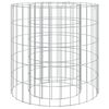 vidaXL Gabion Eldgryfja &Oslash; 50 cm Galvanh&uacute;&eth;a&eth; J&aacute;rn