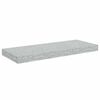 vidaXL Vegghengdar Hillur 4 stk. Steypugr&aacute;ar 60x23,5x3,8 cm MDF