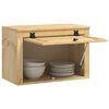 vidaXL Cabinet me&eth; geymslu Hunang 60 x 32 x 40 cm Solid furuhikk