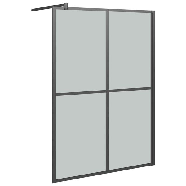 vidaXL Sturtuskj&aacute;r fyrir Walk-in Sturtu 140x195 cm D&ouml;kkt Hert Gler