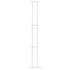 vidaXL S&yacute;ningarskj&aacute;r Hv&iacute;tt 30 x 23,5 x 210 cm St&aacute;l