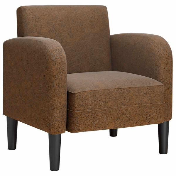 vidaXL S&oacute;fast&oacute;ll me&eth; armhv&iacute;lum Br&uacute;nn 54 cm Gervile&eth;ur