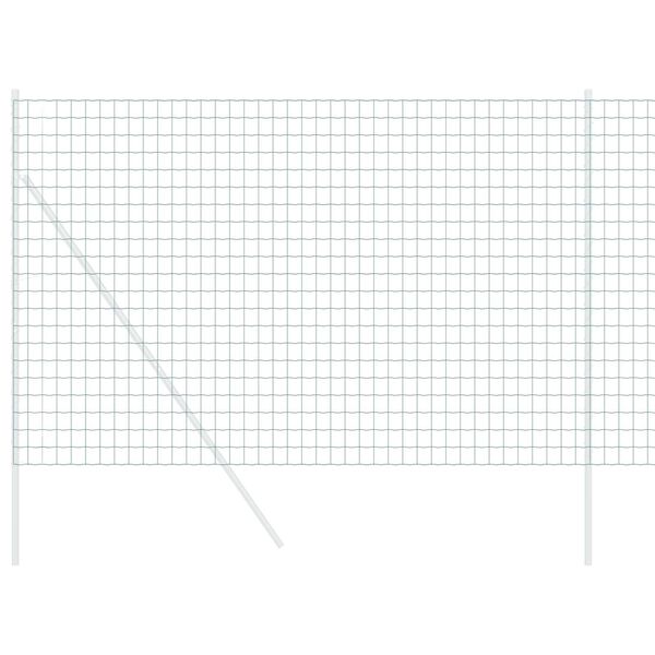 vidaXL Evrópsk girðing Grænn 1.6 x 10 m PVC-húðaður járn