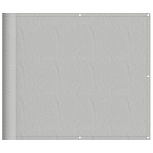 vidaXL Svalaskilr&uacute;m Lj&oacute;sgr&aacute;tt 90x700 cm 100% P&oacute;l&yacute;ester Oxford