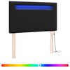 vidaXL LED h&ouml;fu&eth; Svartur 90 cm Gervile&eth;ur