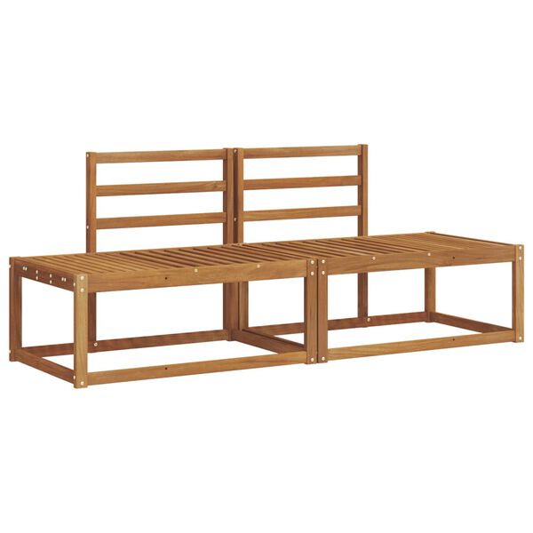 vidaXL &Uacute;ti s&oacute;fasett 2 pcs N&aacute;tt&uacute;rulegur 182,5 x 63 x 73 cm