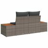 vidaXL Gar&eth;as&oacute;fi Gr&aacute;r 184 x 62 x 85 cm p&oacute;l&yacute;rattan