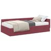 vidaXL Hornar&uacute;m rammi me&eth; d&yacute;nu Anna&eth; me&eth; h&ouml;fu&eth;gafl 2 pcs Rau&eth;ur d&uacute;kur