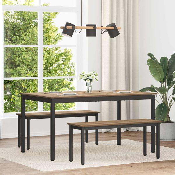 vidaXL Bor&eth;stofubor&eth; M&aacute;lmur