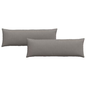 vidaXL S&oacute;fap&uacute;&eth;ar 2 pcs M&oacute;gr&aacute;r 120 x 40 cm d&uacute;kur