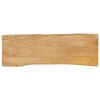 vidaXL Bor&eth;plata 110x40x2,5cm N&aacute;tt&uacute;rulegum Br&uacute;num Gegnheill Mang&oacute;vi&eth;ur