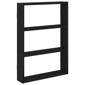 vidaXL vegghilla Svart 43x9x60 cm Engineered Wood