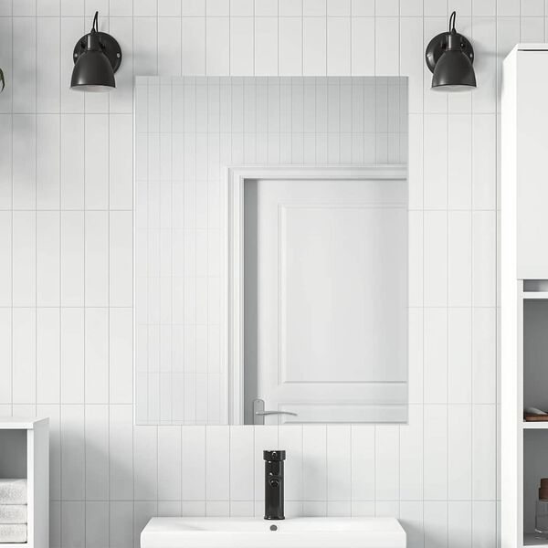 vidaXL Sj&aacute;lfl&iacute;mandi Spegill Film 60 x 200 cm 2 pcs Silfur PET