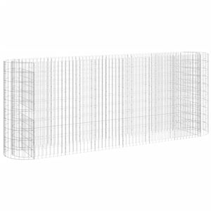 vidaXL Grj&oacute;tkassi Upph&aelig;kka&eth; Bl&oacute;maker Sinkh&uacute;&eth;a&eth; J&aacute;rn 260x50x100 cm