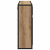 vidaXL Vegghylla me&eth; hillu Vegghengt Artisan Eik 65 x 20 x 60 cm
