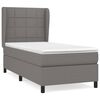 vidaXL H&oacute;lfa&eth; Springr&uacute;m me&eth; D&yacute;nu D&ouml;kkgr&aacute;tt 80x200 cm Tauefni