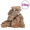 vidaXL Drekasteinar 25 kg Blanda&eth;ir litir 10-30 cm
