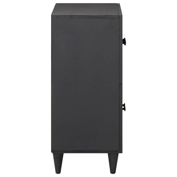 vidaXL Geymsk&aacute;pur me&eth; hur&eth; Marglitur 60 x 33,5 x 75 cm Hart mang&oacute;tr&eacute;